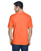 UltraClub Men's Cool & Dry Sport Performance Interlock T-Shirt bright orange ModelBack