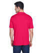 UltraClub Men's Cool & Dry Sport Performance Interlock T-Shirt red ModelBack