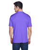 UltraClub Men's Cool & Dry Sport Performance Interlock T-Shirt purple ModelBack