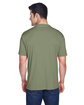 UltraClub Men's Cool & Dry Sport Performance Interlock T-Shirt military green ModelBack