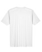 UltraClub Men's Cool & Dry Sport Performance Interlock T-Shirt white FlatBack