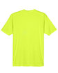 UltraClub Men's Cool & Dry Sport Performance Interlock T-Shirt bright yellow FlatBack