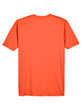 UltraClub Men's Cool & Dry Sport Performance Interlock T-Shirt ORANGE FlatBack