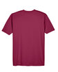 UltraClub Men's Cool & Dry Sport Performance Interlock T-Shirt maroon FlatBack