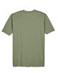 UltraClub Men's Cool & Dry Sport Performance Interlock T-Shirt military green FlatBack