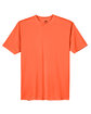 UltraClub Men's Cool & Dry Sport Performance Interlock T-Shirt bright orange FlatFront