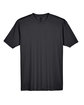 UltraClub Men's Cool & Dry Sport Performance Interlock T-Shirt BLACK FlatFront