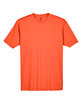 UltraClub Men's Cool & Dry Sport Performance Interlock T-Shirt orange FlatFront