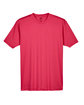 UltraClub Men's Cool & Dry Sport Performance Interlock T-Shirt cardinal FlatFront