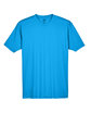 UltraClub Men's Cool & Dry Sport Performance Interlock T-Shirt SAPPHIRE FlatFront