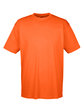 UltraClub Men's Cool & Dry Sport Performance Interlock T-Shirt bright orange OFFront