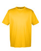 UltraClub Men's Cool & Dry Sport Performance Interlock T-Shirt gold OFFront