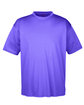 UltraClub Men's Cool & Dry Sport Performance Interlock T-Shirt purple OFFront