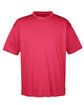 UltraClub Men's Cool & Dry Sport Performance Interlock T-Shirt cardinal OFFront