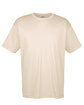 UltraClub Men's Cool & Dry Sport Performance Interlock T-Shirt sand OFFront