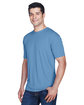 UltraClub Men's Cool & Dry Sport Performance Interlock T-Shirt indigo ModelQrt