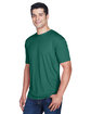UltraClub Men's Cool & Dry Sport Performance Interlock T-Shirt forest green ModelQrt