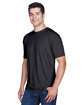 UltraClub Men's Cool & Dry Sport Performance Interlock T-Shirt black ModelQrt