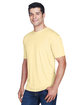 UltraClub Men's Cool & Dry Sport Performance Interlock T-Shirt butter ModelQrt