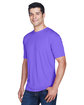 UltraClub Men's Cool & Dry Sport Performance Interlock T-Shirt PURPLE ModelQrt