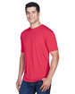 UltraClub Men's Cool & Dry Sport Performance Interlock T-Shirt cardinal ModelQrt