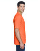 UltraClub Men's Cool & Dry Sport Performance Interlock T-Shirt bright orange ModelSide