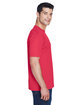 UltraClub Men's Cool & Dry Sport Performance Interlock T-Shirt CARDINAL ModelSide