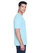 UltraClub Men's Cool & Dry Sport Performance Interlock T-Shirt ice blue ModelSide