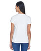 UltraClub Ladies' Cool & Dry Sport Performance Interlock T-Shirt WHITE ModelBack