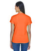 UltraClub Ladies' Cool & Dry Sport Performance Interlock T-Shirt BRIGHT ORANGE ModelBack