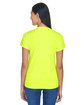 UltraClub Ladies' Cool & Dry Sport Performance Interlock T-Shirt BRIGHT YELLOW ModelBack