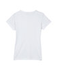 UltraClub Ladies' Cool & Dry Sport Performance Interlock T-Shirt WHITE FlatBack