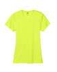 UltraClub Ladies' Cool & Dry Sport Performance Interlock T-Shirt bright yellow FlatBack