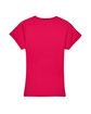 UltraClub Ladies' Cool & Dry Sport Performance Interlock T-Shirt red FlatBack