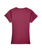 UltraClub Ladies' Cool & Dry Sport Performance Interlock T-Shirt maroon FlatBack
