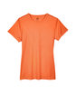 UltraClub Ladies' Cool & Dry Sport Performance Interlock T-Shirt bright orange FlatFront