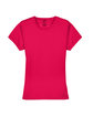 UltraClub Ladies' Cool & Dry Sport Performance Interlock T-Shirt RED FlatFront