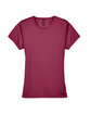 UltraClub Ladies' Cool & Dry Sport Performance Interlock T-Shirt maroon FlatFront