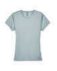 UltraClub Ladies' Cool & Dry Sport Performance Interlock T-Shirt GREY FlatFront