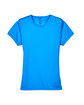UltraClub Ladies' Cool & Dry Sport Performance Interlock T-Shirt PACIFIC BLUE FlatFront