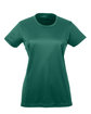 UltraClub Ladies' Cool & Dry Sport Performance Interlock T-Shirt FOREST GREEN OFFront