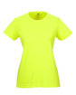 UltraClub Ladies' Cool & Dry Sport Performance Interlock T-Shirt BRIGHT YELLOW OFFront