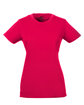 UltraClub Ladies' Cool & Dry Sport Performance Interlock T-Shirt RED OFFront