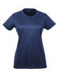 UltraClub Ladies' Cool & Dry Sport Performance Interlock T-Shirt NAVY OFFront