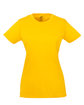UltraClub Ladies' Cool & Dry Sport Performance Interlock T-Shirt GOLD OFFront