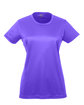 UltraClub Ladies' Cool & Dry Sport Performance Interlock T-Shirt purple OFFront