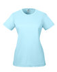 UltraClub Ladies' Cool & Dry Sport Performance Interlock T-Shirt ICE BLUE OFFront