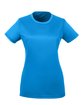 UltraClub Ladies' Cool & Dry Sport Performance Interlock T-Shirt PACIFIC BLUE OFFront