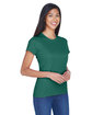 UltraClub Ladies' Cool & Dry Sport Performance Interlock T-Shirt forest green ModelQrt