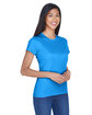 UltraClub Ladies' Cool & Dry Sport Performance Interlock T-Shirt PACIFIC BLUE ModelQrt